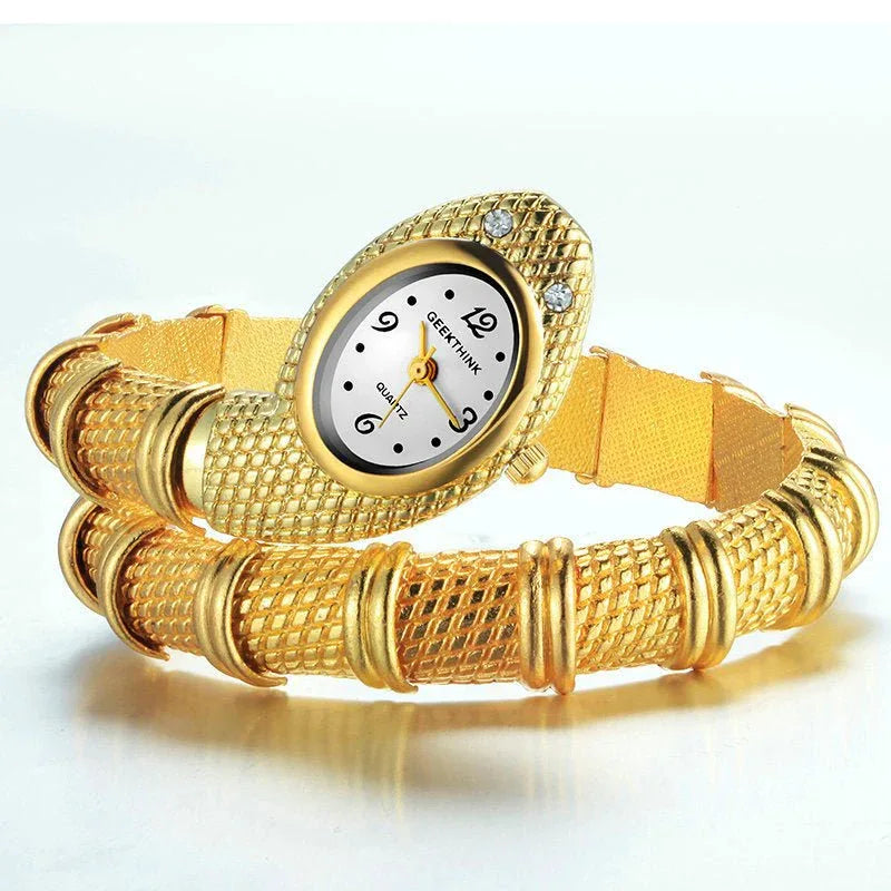 Women's Snake Serpentine Wrist Watch