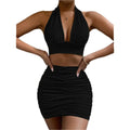 Women's Top & Skirt 2pcs Clothing Set