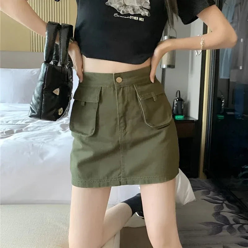 Women's Workwear A-Line High Waist Skirt