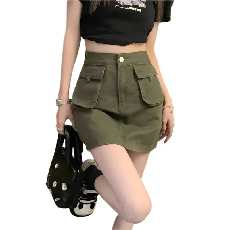 Women's Workwear A-Line High Waist Skirt