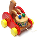 Wooden Small Bear Knocking Drum Early Educational Toy