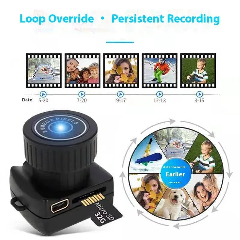 Y2000 Outdoor Small Sports Digital DV Camera